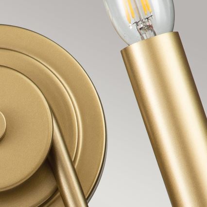 Kichler - Væglampe CAPITOL HILL 2xE14/40W/230V guld