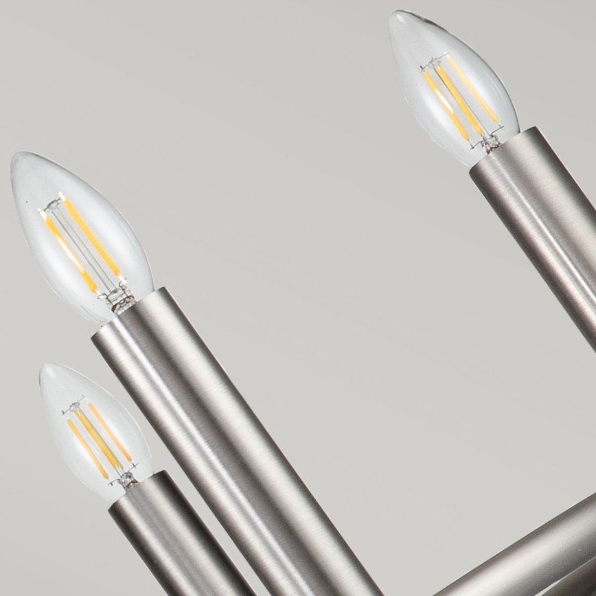 Kichler - Kædeophængt lysekrone CAPITOL HILL 6xE14/40W/230V mat krom