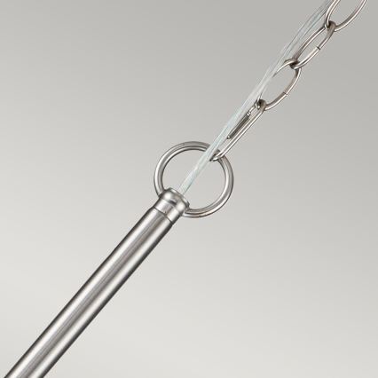 Kichler - Kædeophængt lysekrone CAPITOL HILL 6xE14/40W/230V mat krom