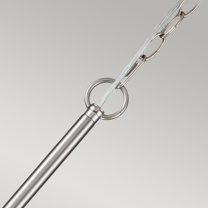 Kichler - Kædeophængt lysekrone CAPITOL HILL 6xE14/40W/230V mat krom