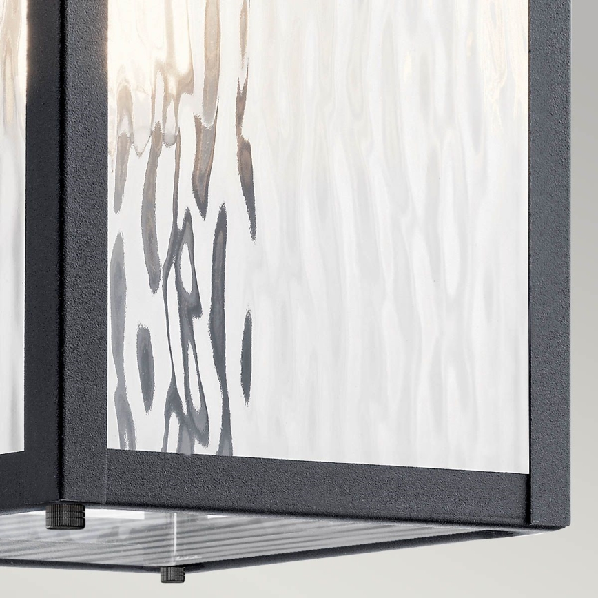 Kichler - Udendørs væglampe CAPPANNA 1xE27/60W/230V IP44 sort