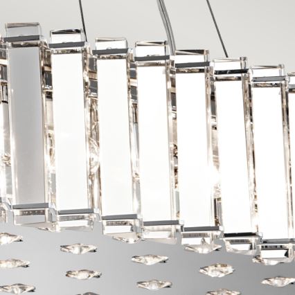 Kichler - LED pendel til badeværelse CRYSTAL SKYE 12xG9/3W/230V IP44