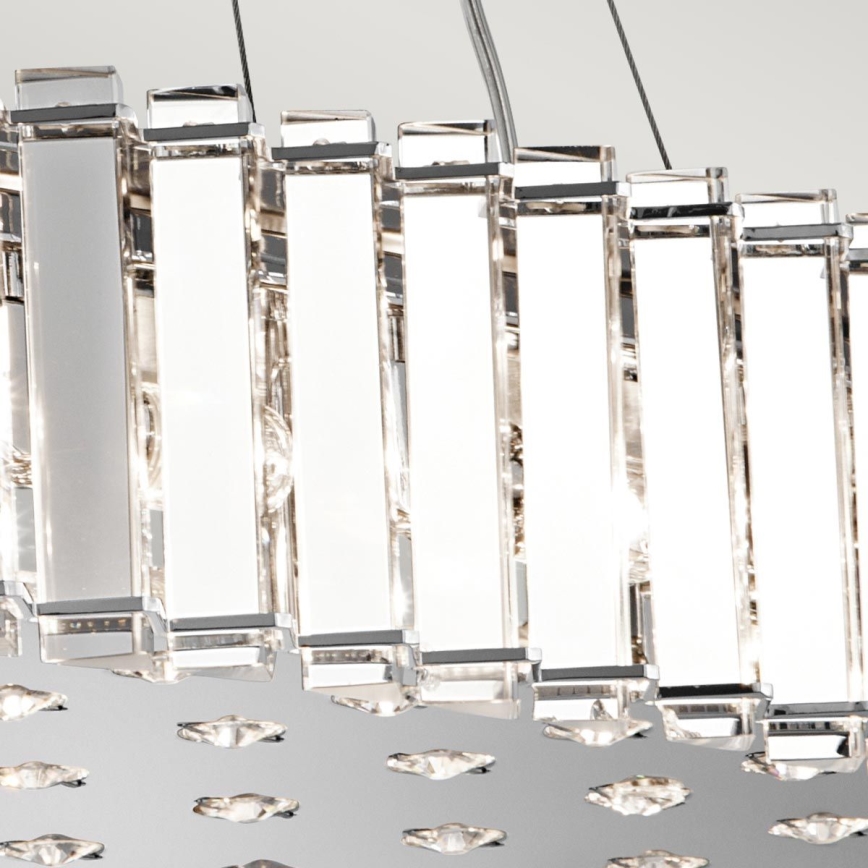 Kichler - LED pendel til badeværelse CRYSTAL SKYE 12xG9/3W/230V IP44