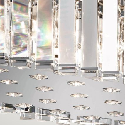 Kichler - LED pendel til badeværelse CRYSTAL SKYE 12xG9/3W/230V IP44