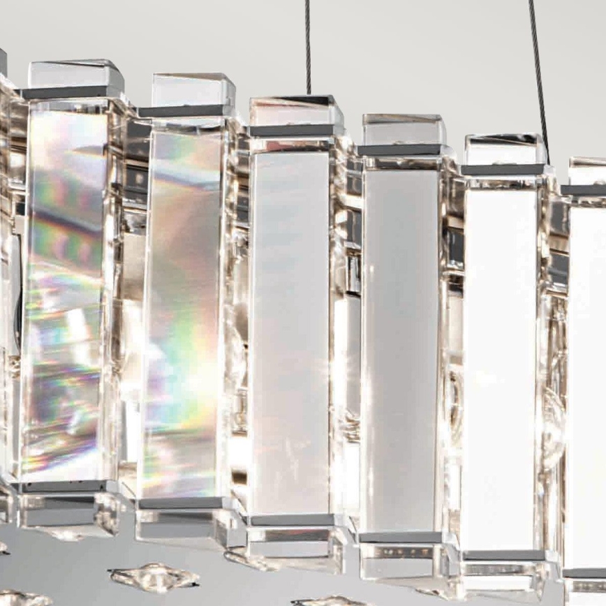Kichler - LED pendel til badeværelse CRYSTAL SKYE 8xG9/3W/230V IP44