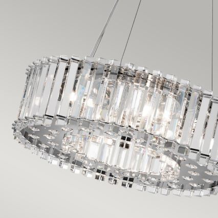 Kichler - LED pendel til badeværelse CRYSTAL SKYE 6xG9/3W/230V IP44