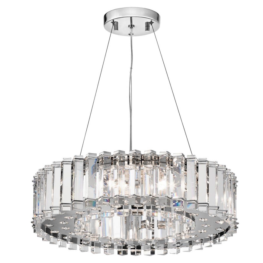 Kichler - LED pendel til badeværelse CRYSTAL SKYE 8xG9/3W/230V IP44