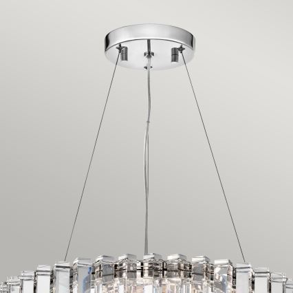 Kichler - LED pendel til badeværelse CRYSTAL SKYE 8xG9/3W/230V IP44
