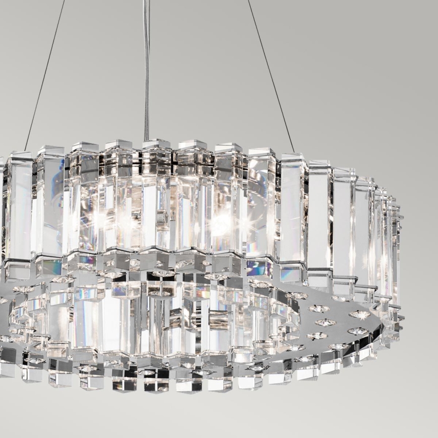 Kichler - LED pendel til badeværelse CRYSTAL SKYE 8xG9/3W/230V IP44