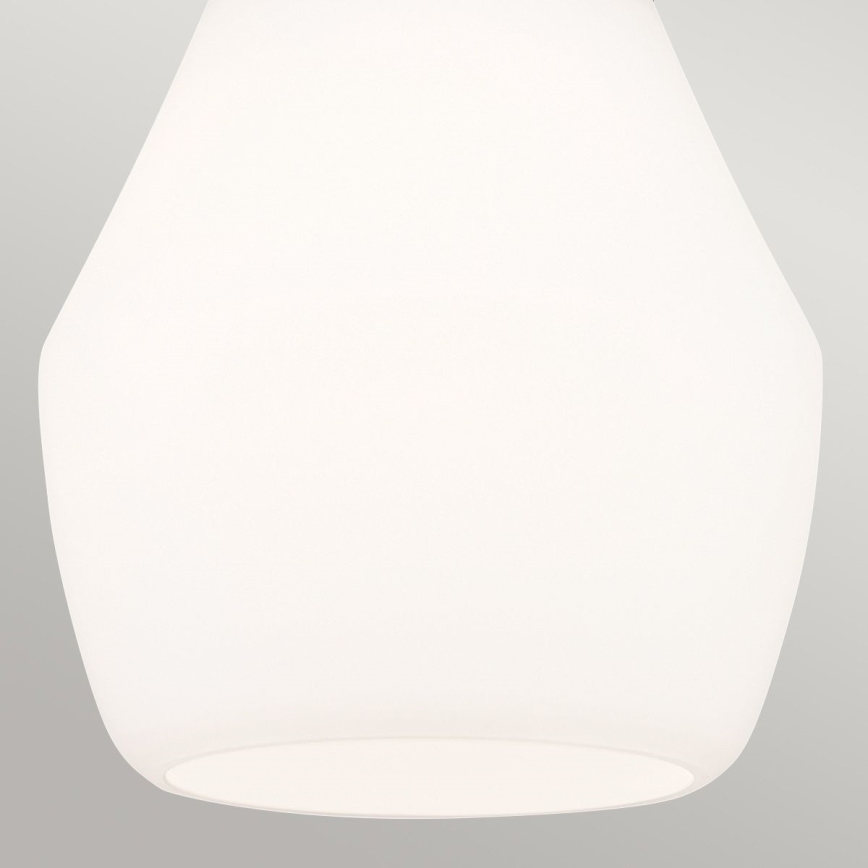 Kichler - Lysekrone på stang DEELA 1xE27/60W/230V Ø 17,8 cm sort