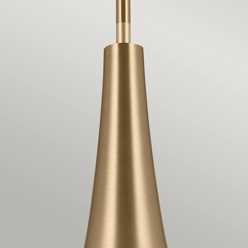 Kichler - Pendellampe DEELA 1xE27/60W/230V diameter 17,8 cm messing