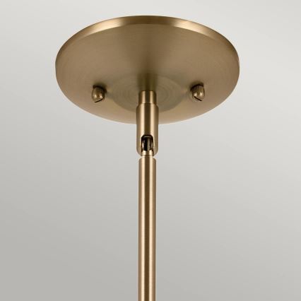 Kichler - Pendellampe DEELA 1xE27/60W/230V diameter 17,8 cm messing