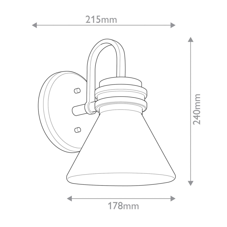 Kichler - LED Væglampe til badeværelse FARUM 1xG9/3W/230V IP44 sort/messing