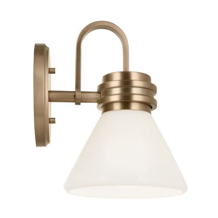 Kichler - LED Væglampe til badeværelse FARUM 1xG9/3W/230V IP44 messing