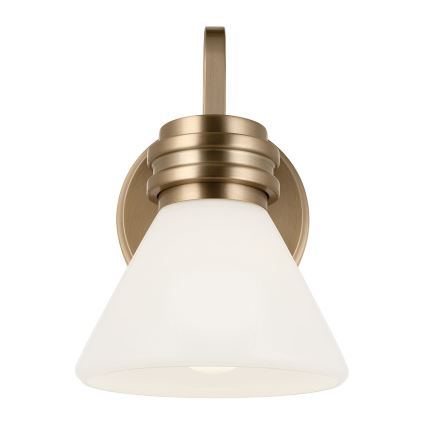Kichler - LED Væglampe til badeværelse FARUM 1xG9/3W/230V IP44 messing