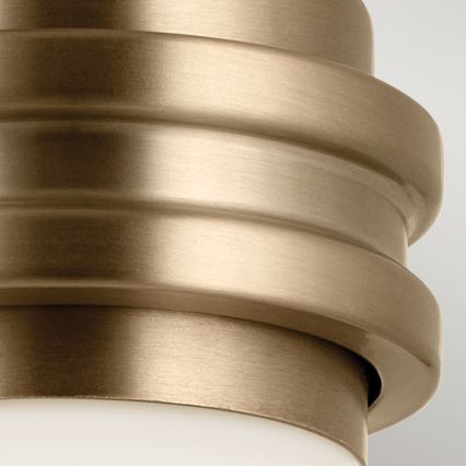 Kichler - LED Væglampe til badeværelse FARUM 1xG9/3W/230V IP44 messing
