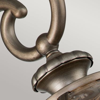 Kichler - Udendørs væglampe HALLERON 3xE14/40W/230V IP44