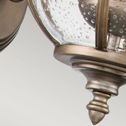 Kichler - Udendørs væglampe HALLERON 2xE14/40W/230V IP44
