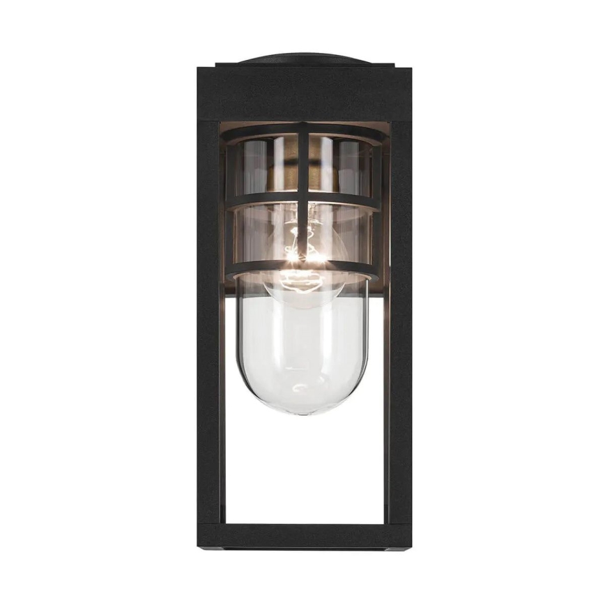 Kichler - Udendørs væglampe HONE 1xE27/60W/230V IP44 sort