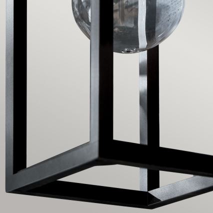 Kichler - Udendørs væglampe HONE 1xE27/60W/230V IP44 sort