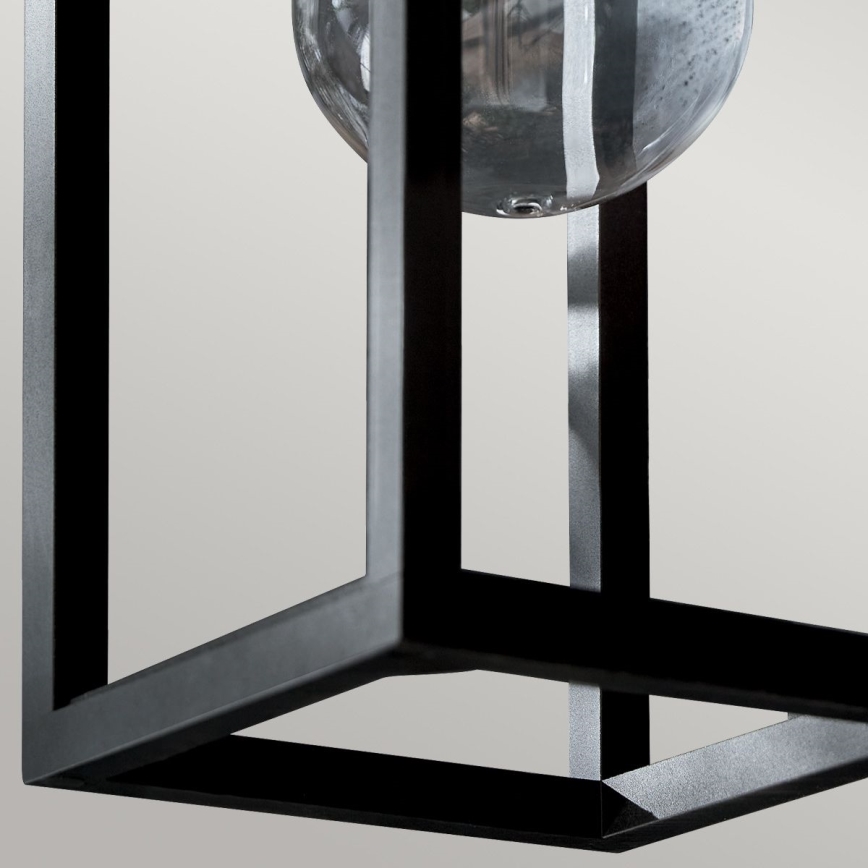 Kichler - Udendørs væglampe HONE 1xE27/60W/230V IP44 sort