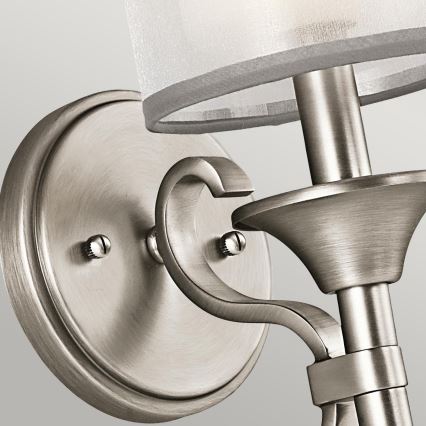 Kichler - Væglampe LACEY 1xE14/40W/230V mat krom