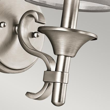 Kichler - Væglampe LACEY 1xE14/40W/230V mat krom