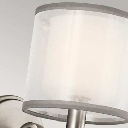 Kichler - Væglampe LACEY 1xE14/40W/230V mat krom