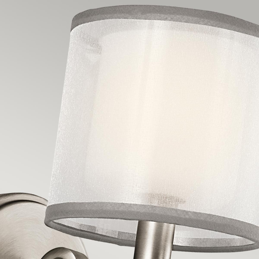 Kichler - Væglampe LACEY 1xE14/40W/230V mat krom