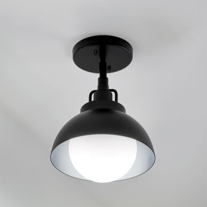 Kichler - Væglampe NIVA 1xE27/40W/230V sort