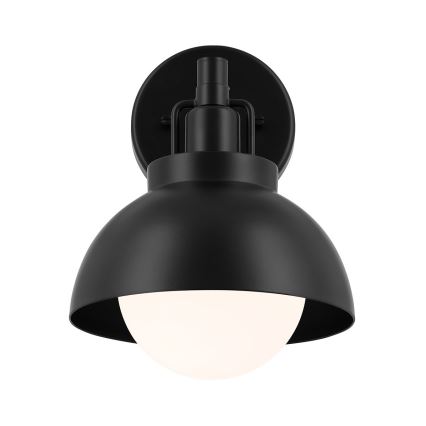 Kichler - Væglampe NIVA 1xE27/40W/230V sort
