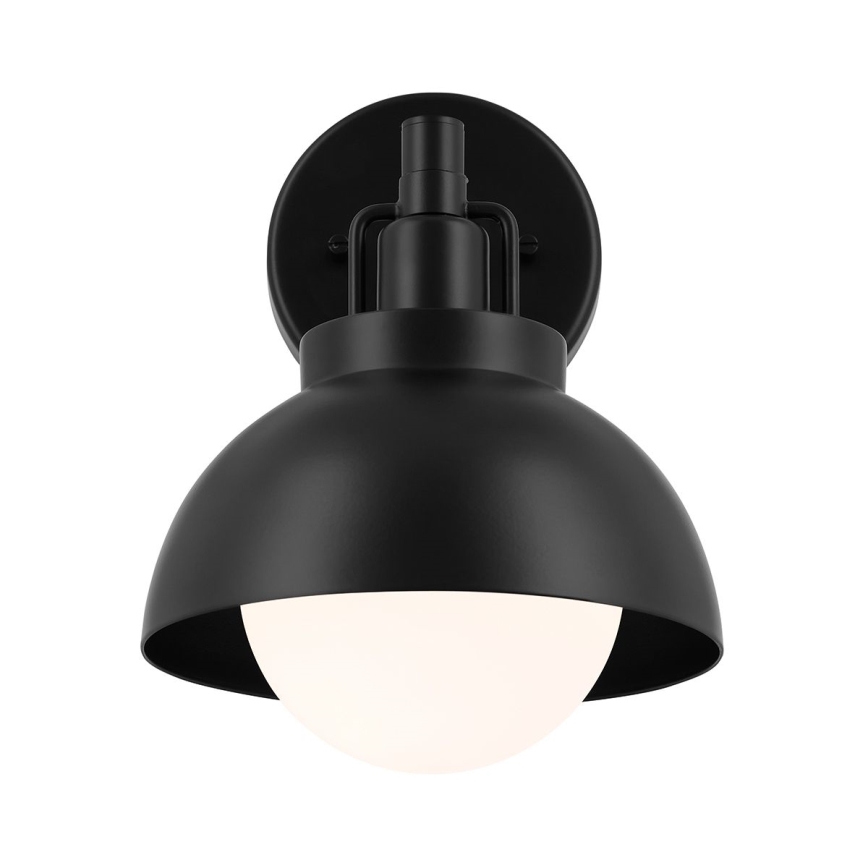 Kichler - Væglampe NIVA 1xE27/40W/230V sort