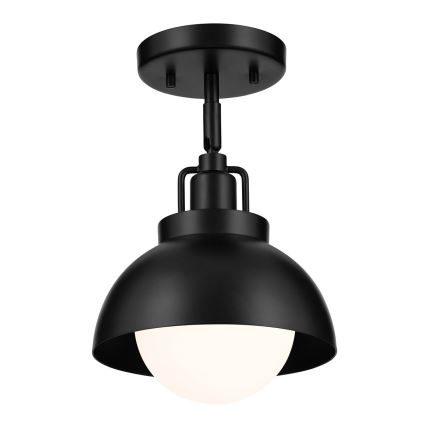 Kichler - Væglampe NIVA 1xE27/40W/230V sort
