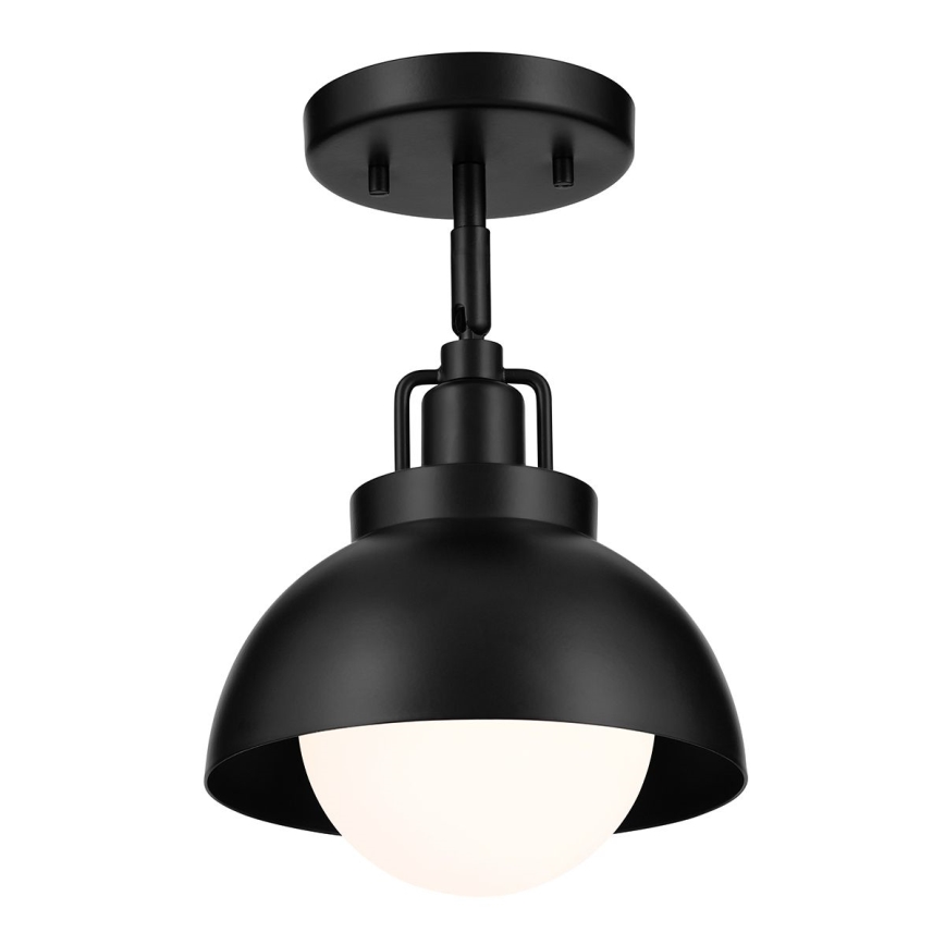 Kichler - Væglampe NIVA 1xE27/40W/230V sort