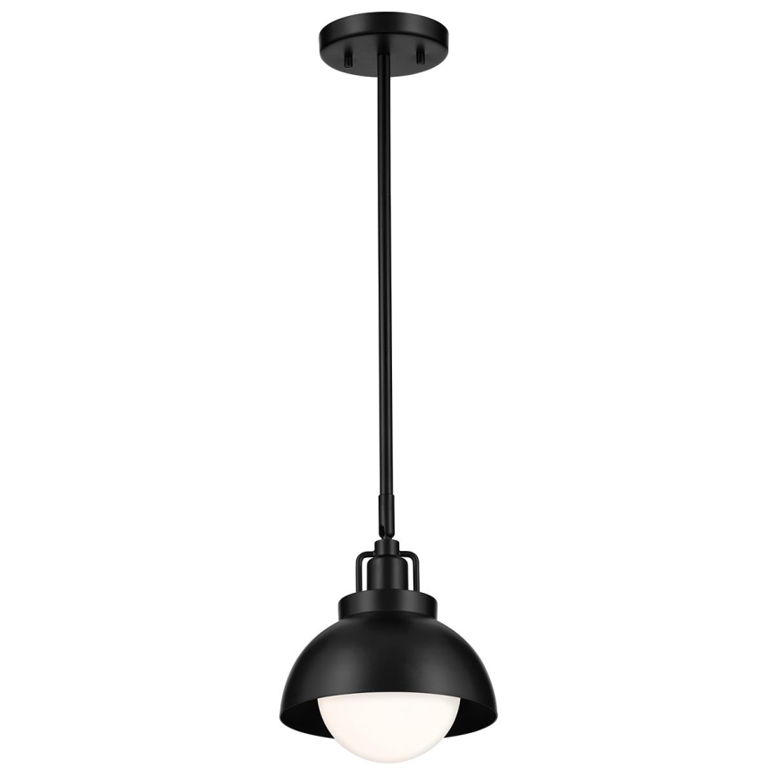 Kichler - Væglampe NIVA 1xE27/40W/230V sort