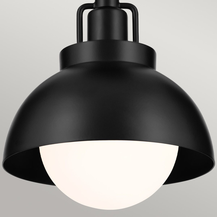 Kichler - Væglampe NIVA 1xE27/40W/230V sort