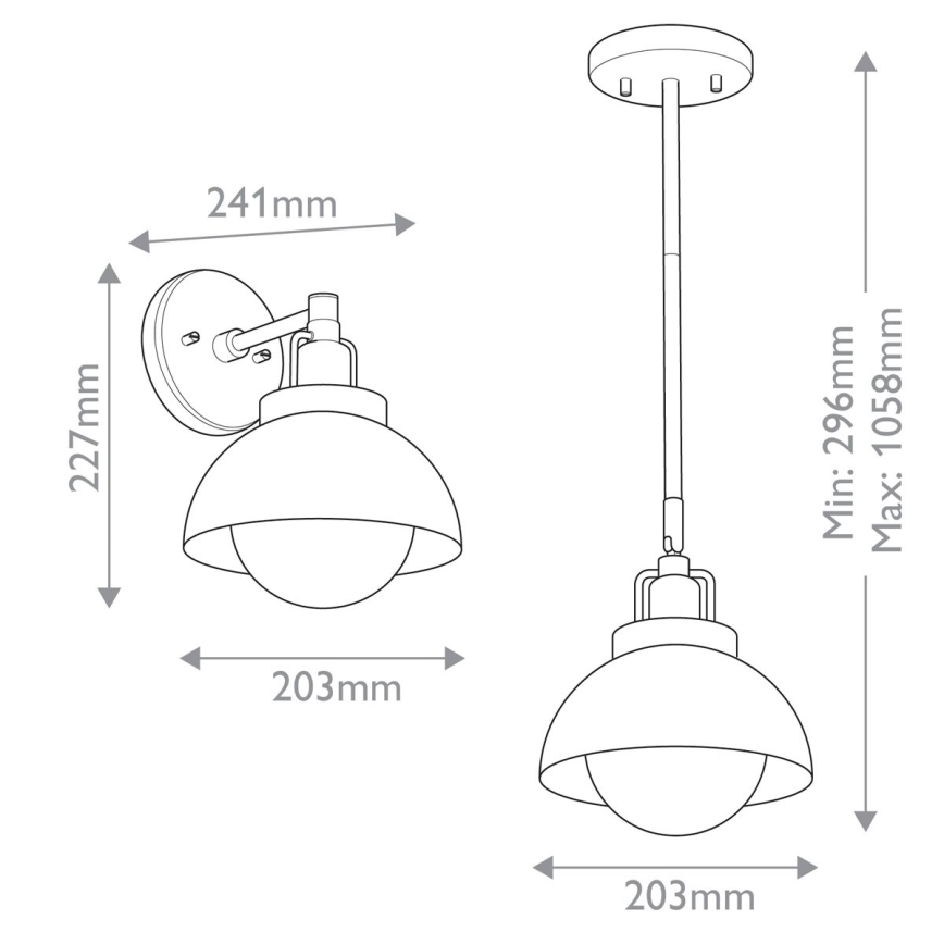 Kichler - Væglampe NIVA 1xE27/40W/230V sort
