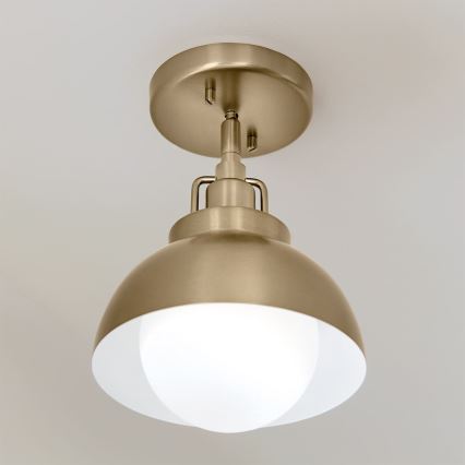 Kichler - Væglampe NIVA 1xE27/40W/230V messing