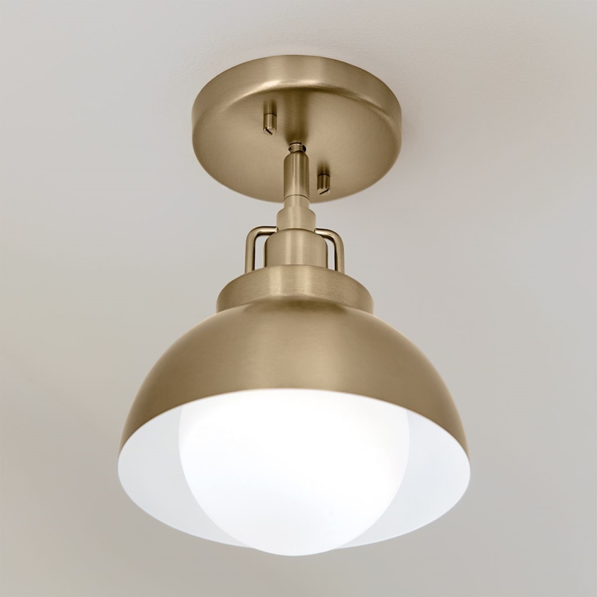 Kichler - Væglampe NIVA 1xE27/40W/230V messing