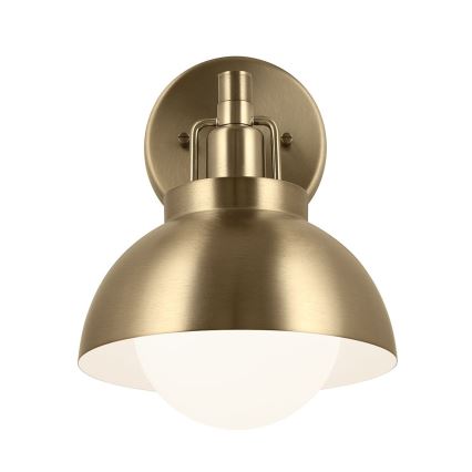 Kichler - Væglampe NIVA 1xE27/40W/230V messing