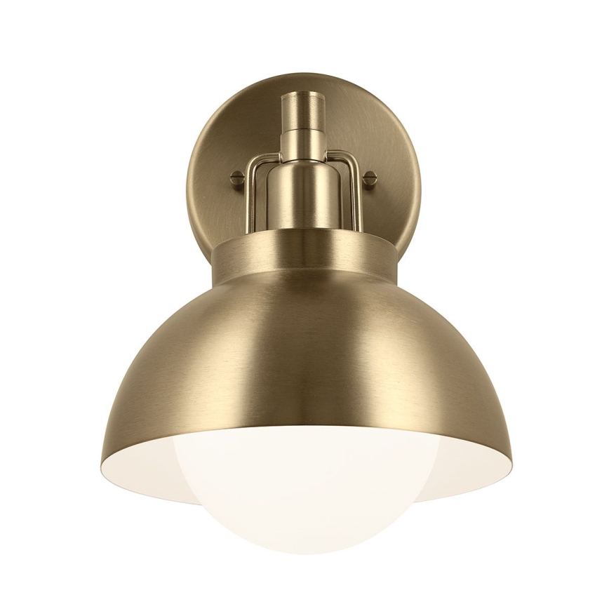 Kichler - Væglampe NIVA 1xE27/40W/230V messing