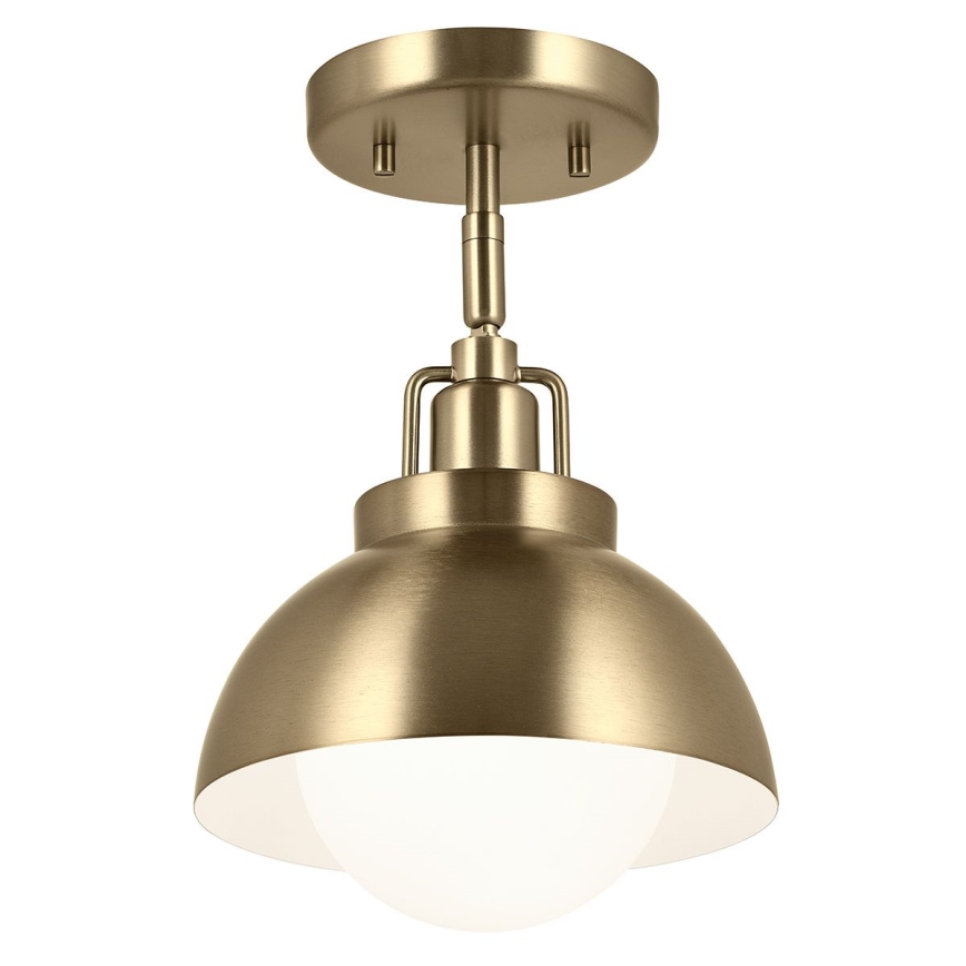 Kichler - Væglampe NIVA 1xE27/40W/230V messing