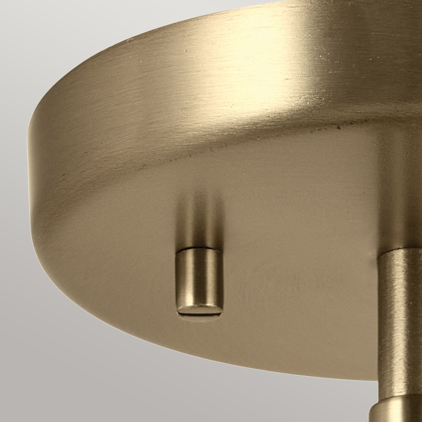 Kichler - Væglampe NIVA 1xE27/40W/230V messing