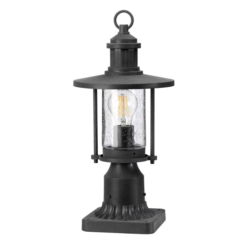 Kichler - Udendørslampe RIVERWOOD 1xE27/60W/230V IP44 sort