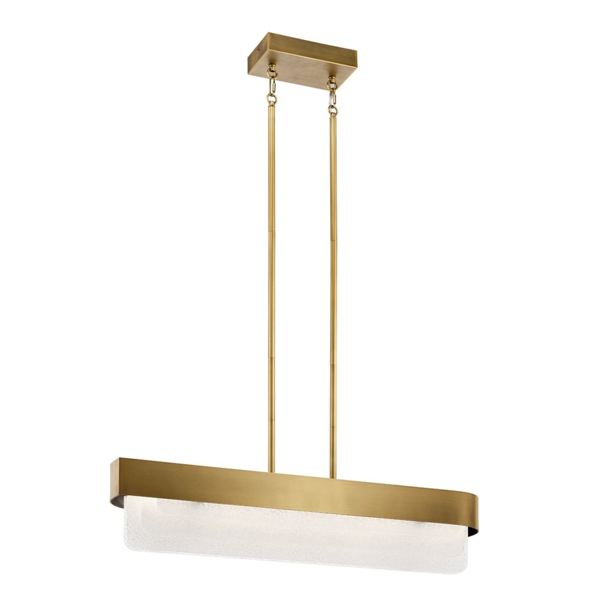 Kichler - LED-pendel med stang SERENE LED/40W/230V guld