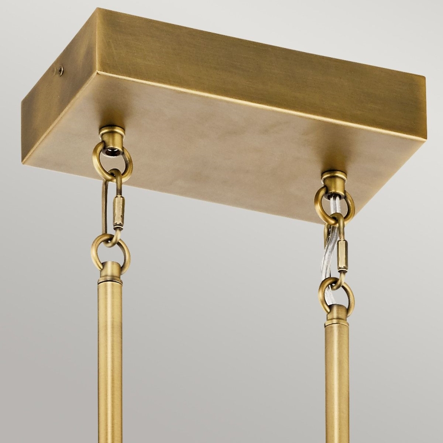Kichler - LED-pendel med stang SERENE LED/40W/230V guld