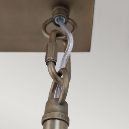 Kichler - LED-pendel med stang SERENE LED/40W/230V guld