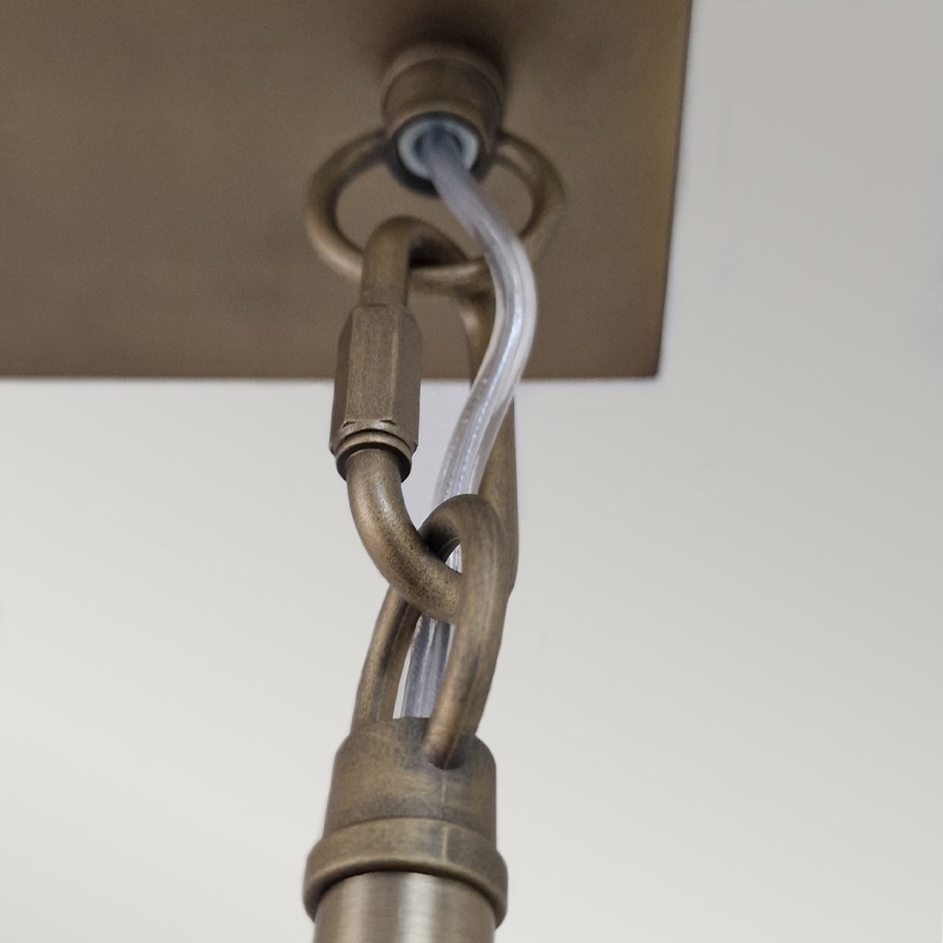 Kichler - LED-pendel med stang SERENE LED/40W/230V guld
