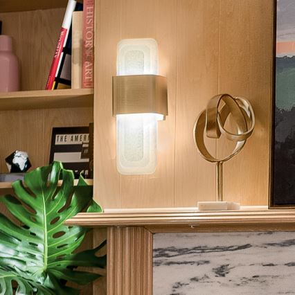 Kichler - LED væglampe SERENE LED/16W/230V messing