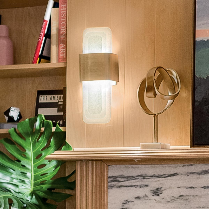 Kichler - LED væglampe SERENE LED/16W/230V messing